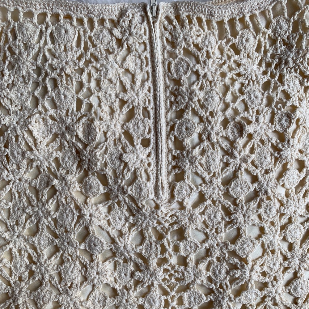 Vintage Guess Crochet Mini Skirt - Picture 3 of 6
